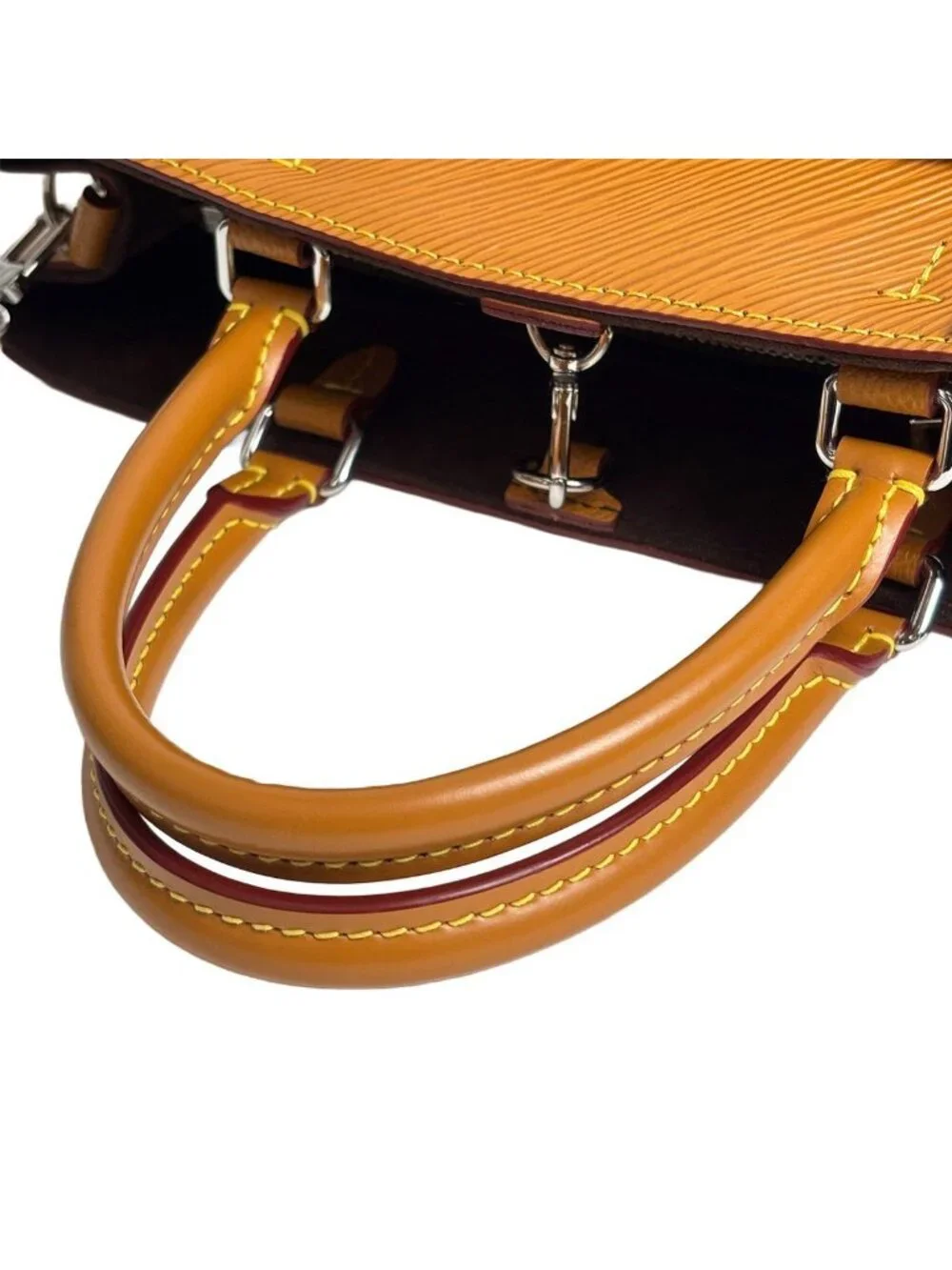 Louis Vuitton Handbag Monogram Epi 2-Way Marelle Tote Brown Gold